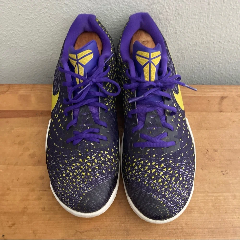 Nike Kobe Mamba Instinct Rage Court Fierce Purple Mens Sneakers 11.5 852473-500 - Picture 5 of 13